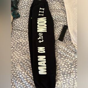 Kid Cudi Merch man on the moon sweat pants